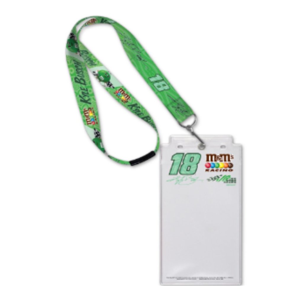 Kyle Busch WinCraft M&M Name and Number Credential Holder Lanyard